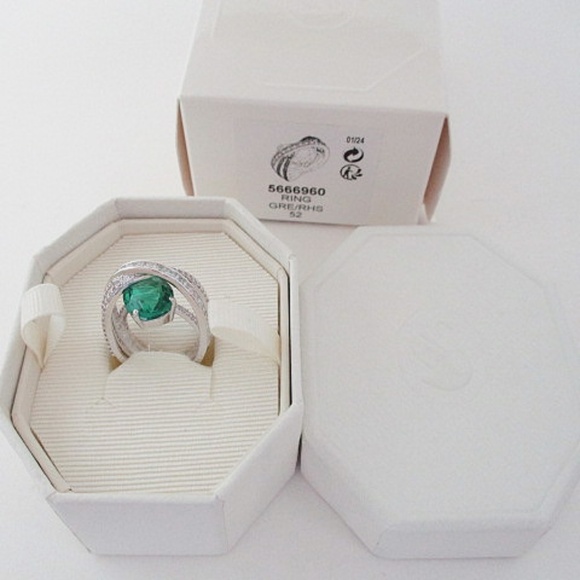 SWAROVSKI - Hyperbola Cocktail Ring - Picture 1 of 10